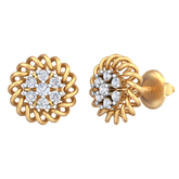 18K Gold & Diamond Women Earring KRB40078E